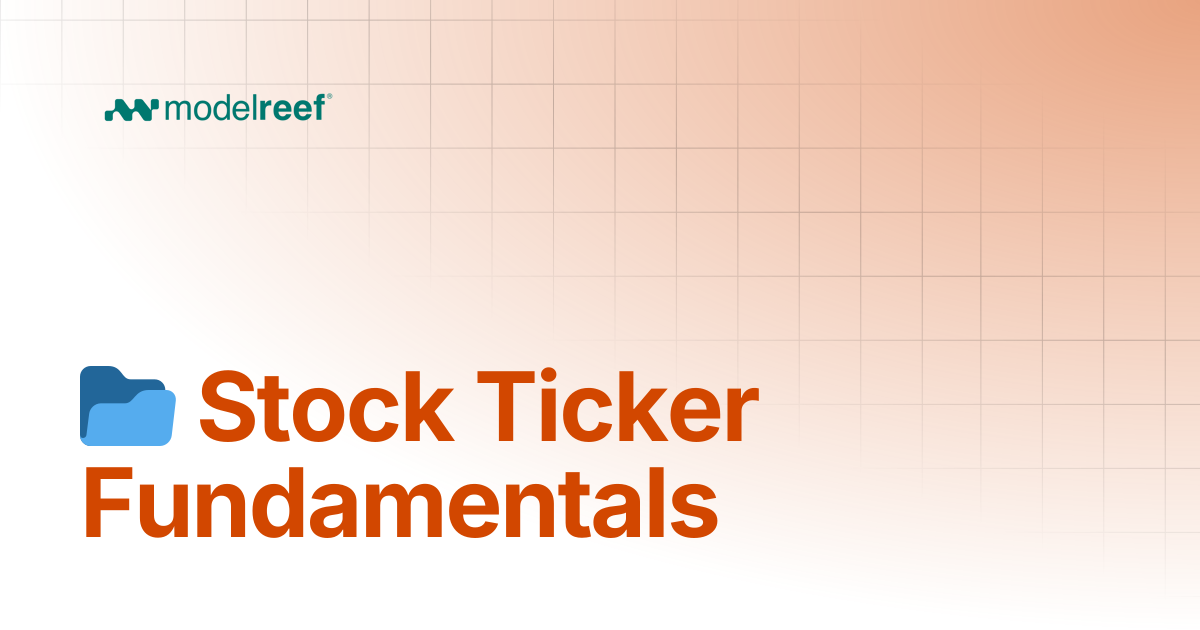 📂 Stock Ticker Fundamentals | Help | Help, How-tos, Use Cases & Syntax ...