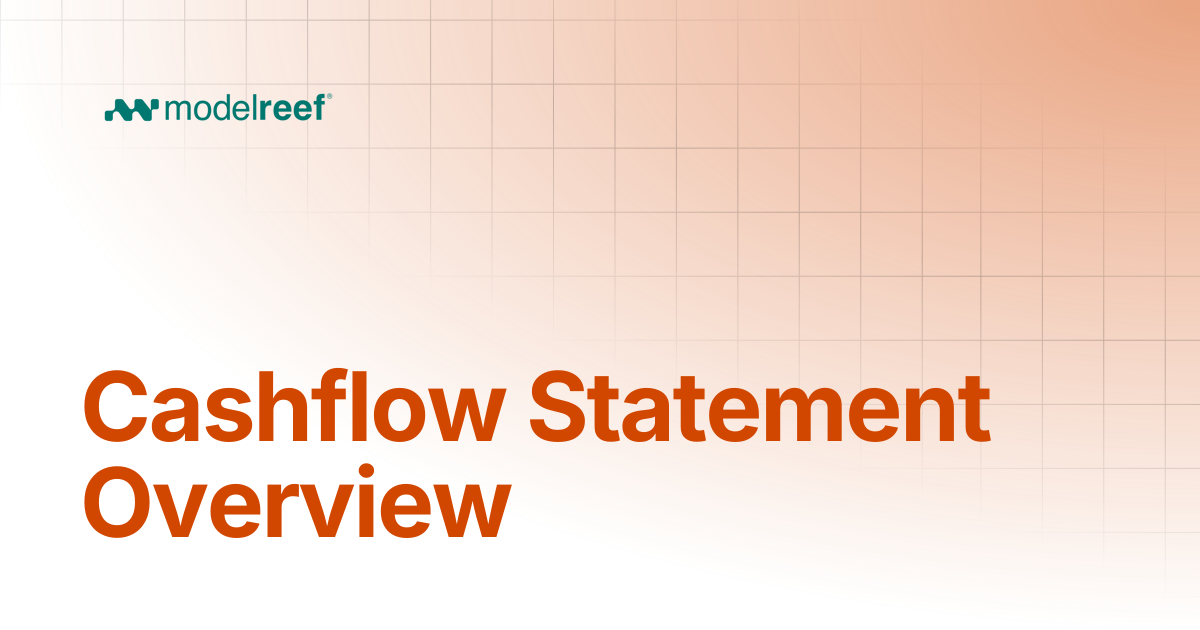 Cashflow Statement Overview | Help | Help, How-tos, Use Cases & Syntax ...