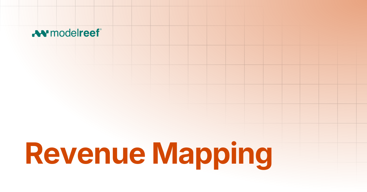 Revenue Mapping | Help | Help, How-tos, Use Cases & Syntax | Model Reef