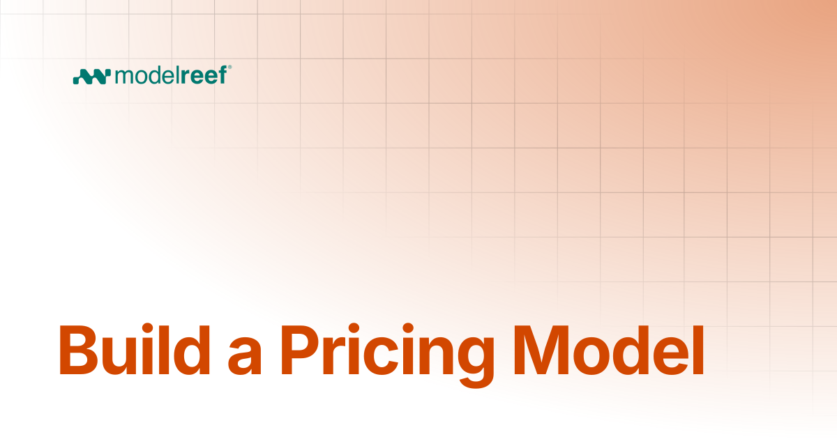 Build a Pricing Model | How Tos | Help, How-tos, Use Cases & Syntax ...