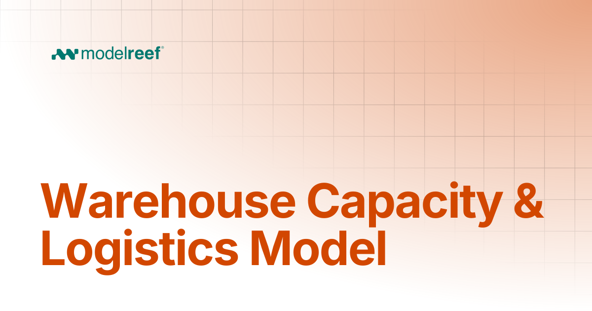 Warehouse Capacity & Logistics Model | Use Cases | Help, How-tos, Use ...
