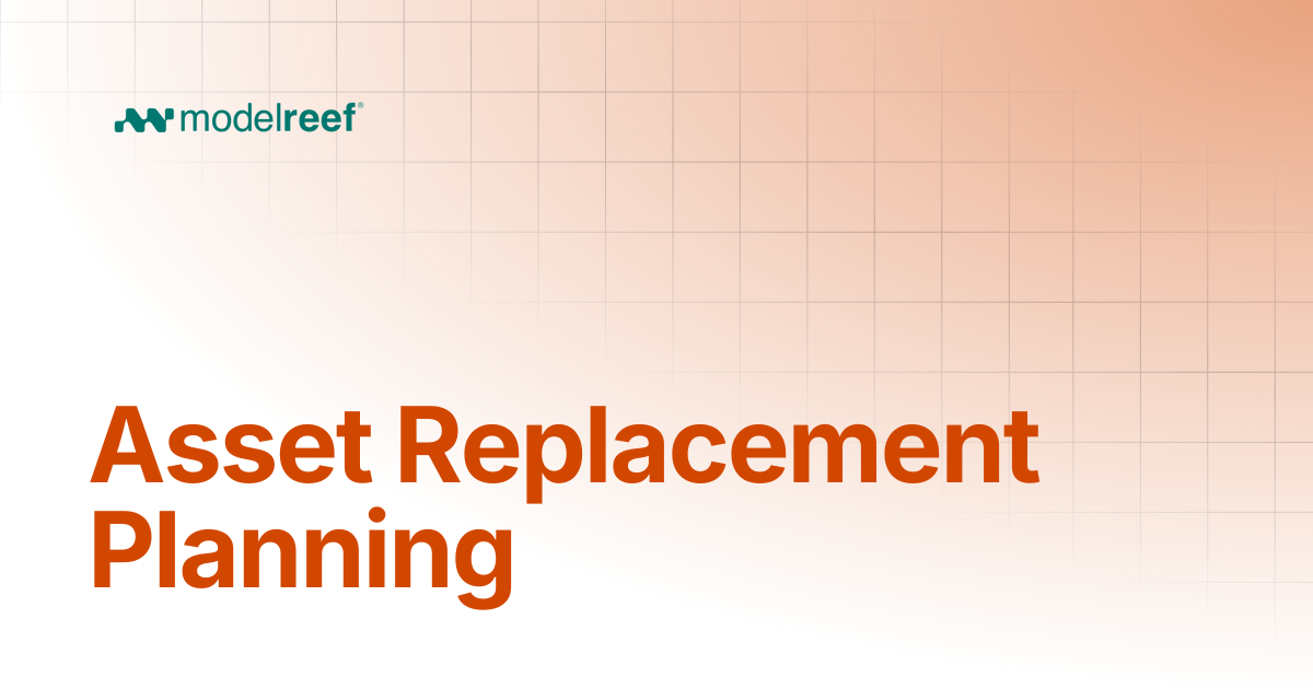 Asset Replacement Planning | Use Cases | Help, How-tos, Use Cases ...