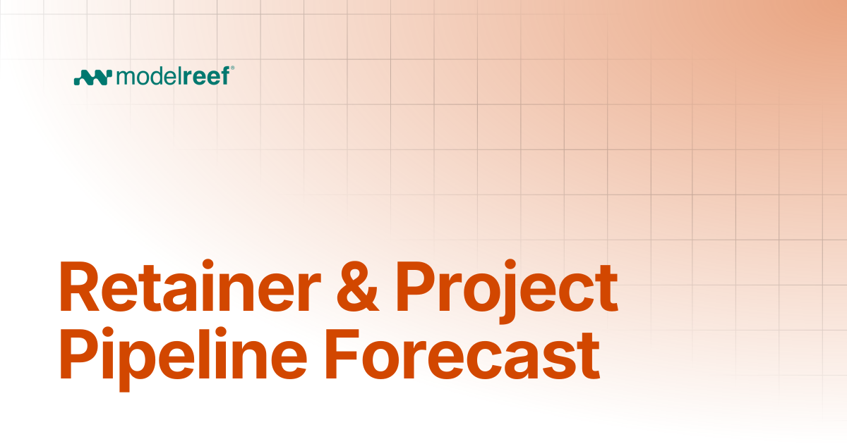 Retainer & Project Pipeline Forecast | Use Cases | Help, How-tos, Use ...